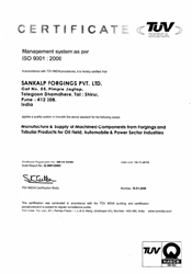 ISO certificate