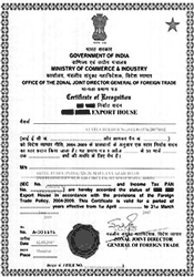 ISO certificate
