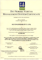 ISO certificate